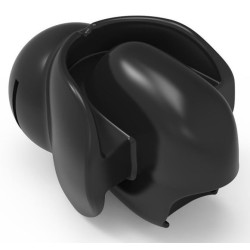 BDSMaster Bâillon Fix Tongue Noir